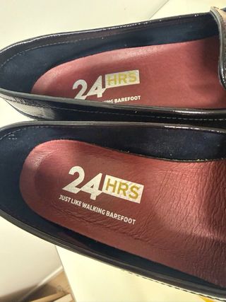 Zapatos negros 24hrs talla 38