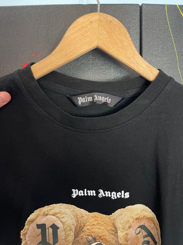 Palm Angels Camiseta Oso Negra