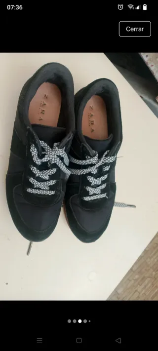 Zapatillas Zara Negras Talla 39