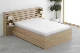 Sábana bajera blanca - cama individual