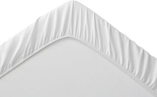 Sábana bajera blanca - cama individual