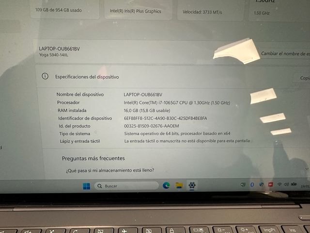 Lenovo Yoga S940-14IIL i7 16GB RAM