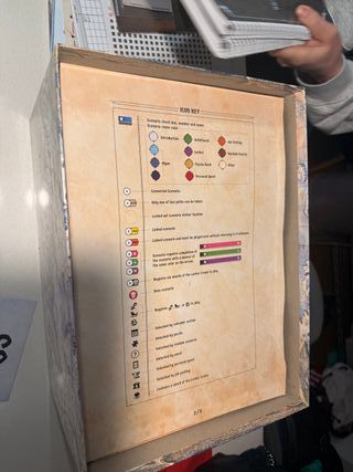 Frosthaven con inserto y stickers en inglés.