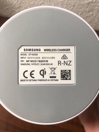 Base Carga Inalámbrica Samsung Fast Charge