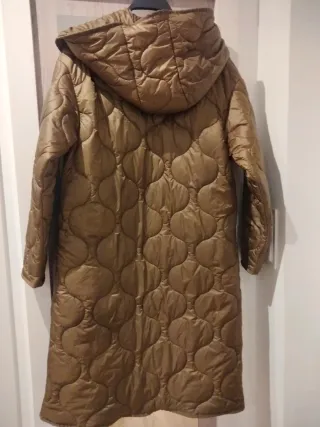 Parka Mango verde acolchada