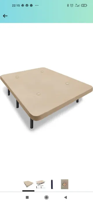 Canapé abatible blanco