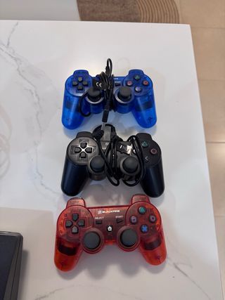 3 Mandos PS3 Inalámbricos uno sonic 2 (Blackfire)