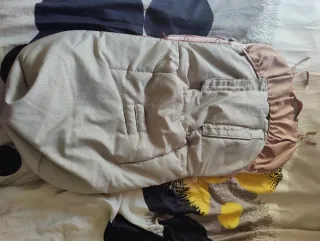 Saco Carro Bebé Invierno Estrellas Rosa