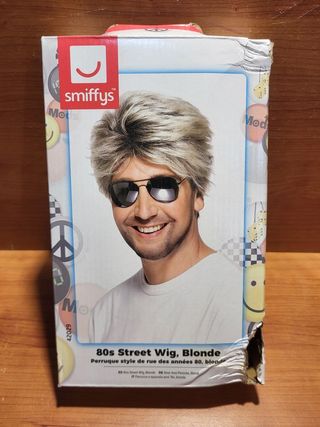 Peluca años 80 Smiffys - Rubia