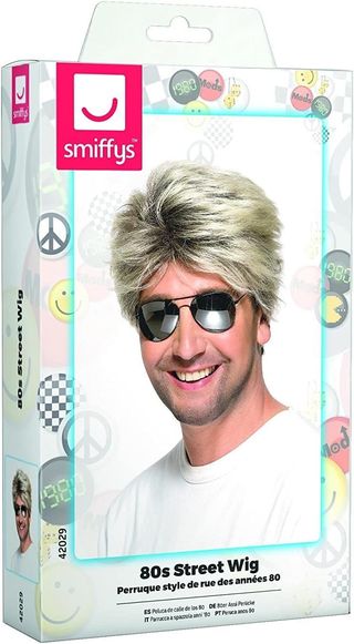 Peluca años 80 Smiffys - Rubia