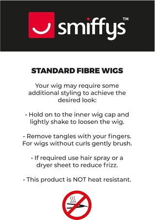 Peluca años 80 Smiffys - Rubia