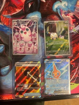 Lote Cartas Pokémon Wigglytuff, Togedemaru, Rotom