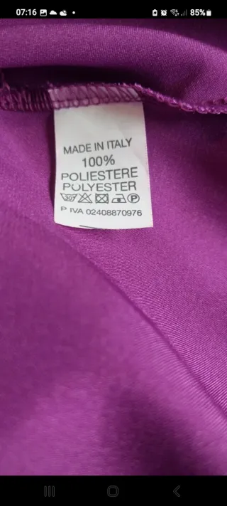 Vestito monospalla svasato