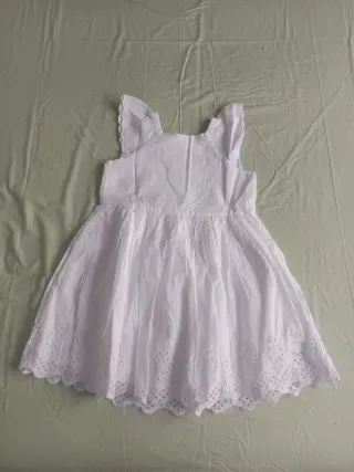 Vestido niña GAP 5 años blanco