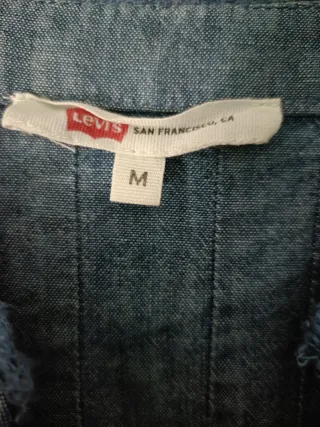 Camisa Levis Mujer Azul Talla M