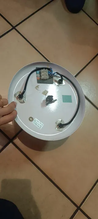 Lampadario 3 faretti soffitto argento