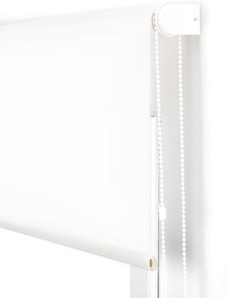 Estor enrollable blanco translúcido