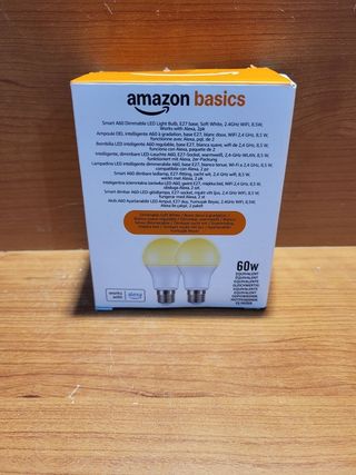 Bombillas Inteligentes Amazon Basics (2 unidades)