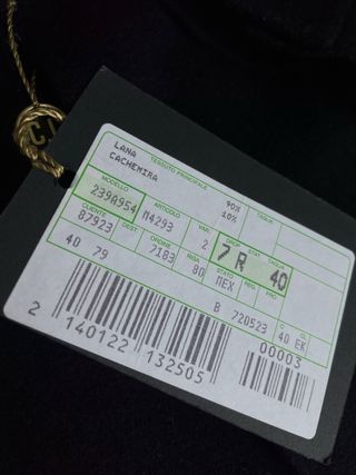 Cappotto corto lana e cashmere Missoni