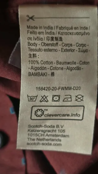 Camicia Scotch & Soda Cotone Tg S