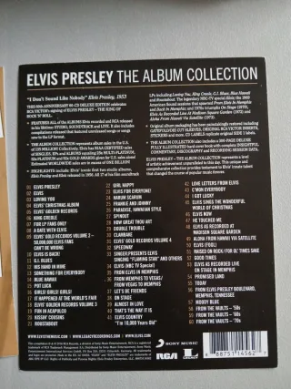 Elvis Presley Box de luxe de 60 CDs +book+ stiker
