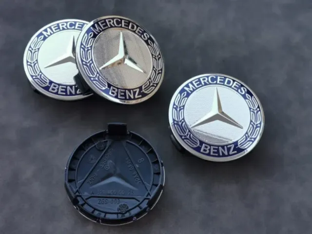 75mm Tapabujes Mercedes Centro de Llantas Ruedas