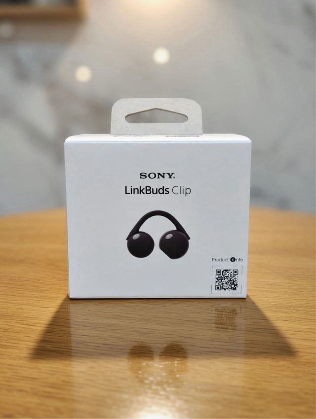Sony LinkBuds Clip Open-Ear IPX4 Chiamate IA Nero