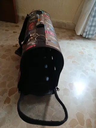 Transportín para gatos con estampado