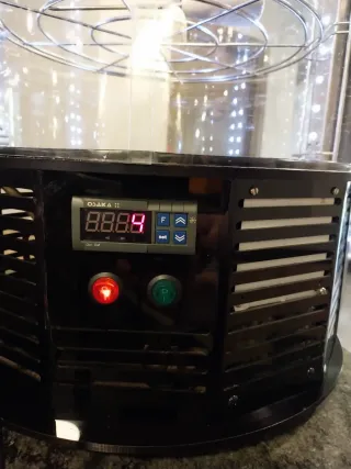 Vitrina expositora redonda