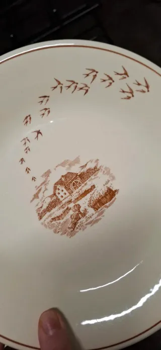 Set piatti ceramica mulino bianco