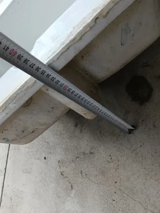 Fregadero de porcelana blanco