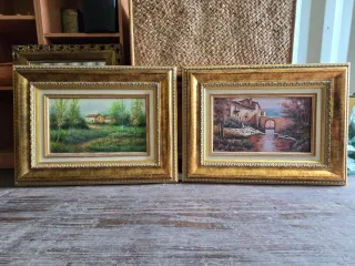 PAREJA DE CUADROS FIRMADOS ☎️683469031☎️