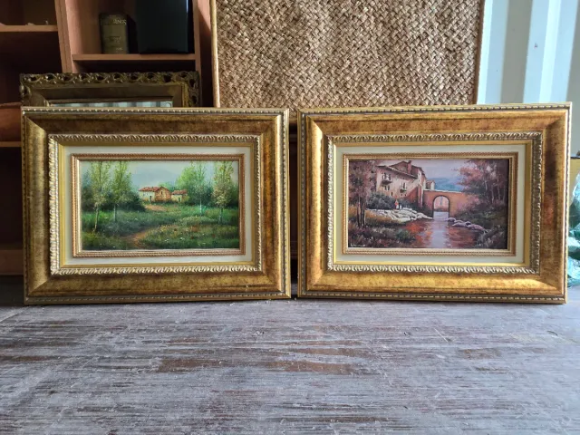 PAREJA DE CUADROS FIRMADOS ☎️683469031☎️