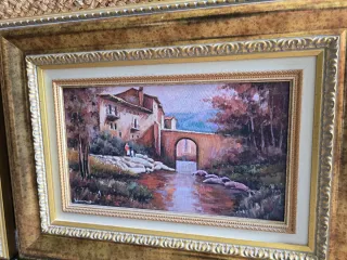 PAREJA DE CUADROS FIRMADOS ☎️683469031☎️