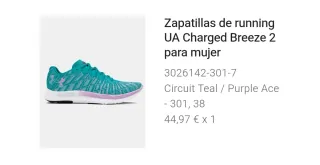 Zapatillas Under Armour Charged Breeze 2