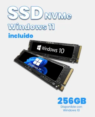 SSD NVMe M.2 con sistema operativo incluido