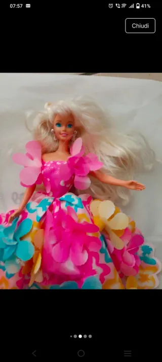 Barbie Blossom con vestito floreale