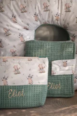 Cesta nacimiento bebé personalizada