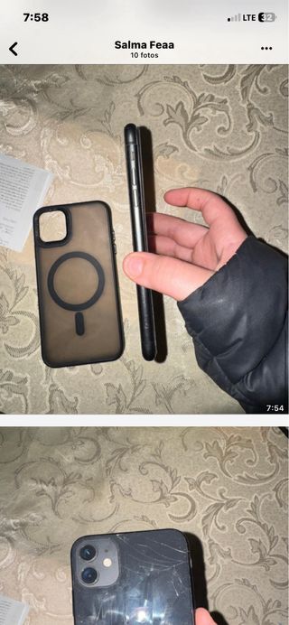 iPhone 11 Negro con funda MagSafe
