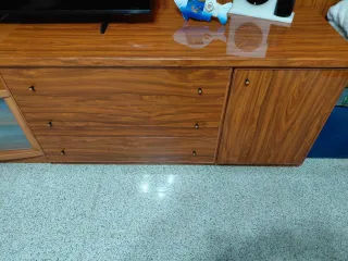 Mueble de salón de madera