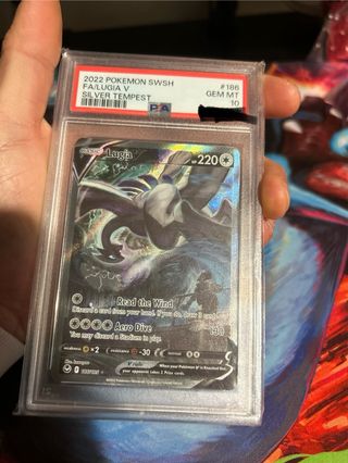 Carta Pokémon Lugia V FA #186 Gem Mt 10 ingles