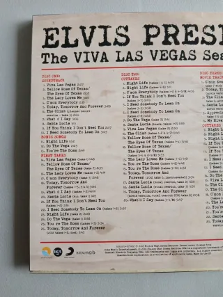 Elvis Presley Viva Las Vegas box FTD 3 CDS + libri