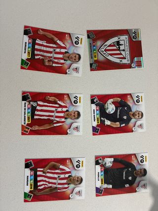 Colección de cartas de fútbol Panini