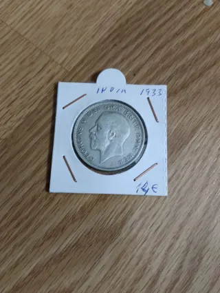 India 1933 George V Half Crown