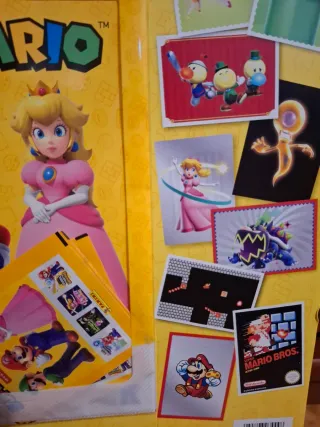 Álbum Super Mario Stickers: Megapack Lanzamiento