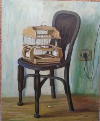 Cuadro al óleo sobre lienzo 81x65