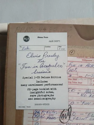 Elvis Presley - The Fun In Acapulco FTD 3cds