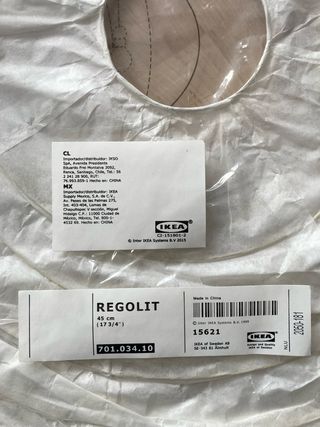 Lámpara de papel IKEA REGOLIT
