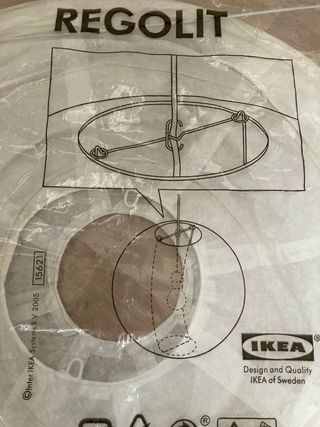 Lámpara de papel IKEA REGOLIT