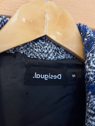 Abrigo Desigual azul